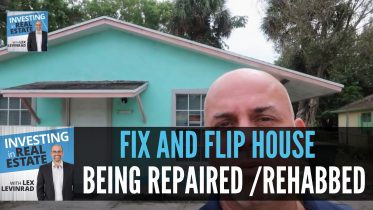 Fix and Flip House Being Repaired