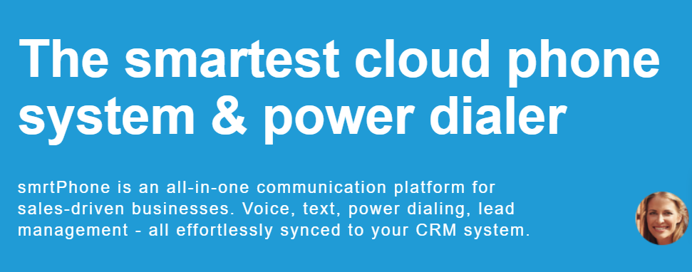 Smrtphone cloud phone system and power dialer