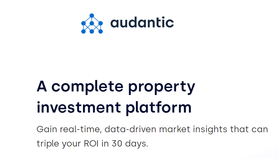 Audantic Real Estate Data Analytics