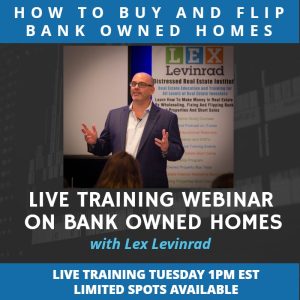 Bank Owned Properties Live Training Webinar